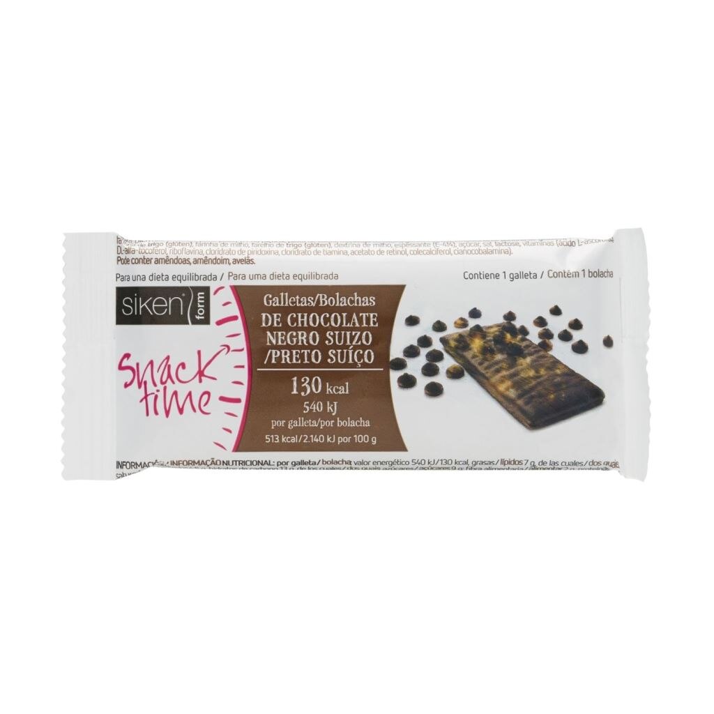 Siken Form Bolacha Chocolate Negro 25g Diafarm 1