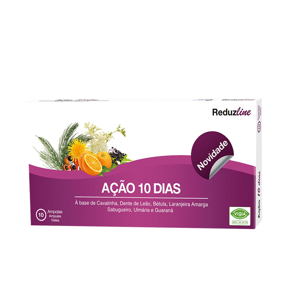Suplemento Alimentar Reduzline Ação 10 dias - 10 Ampolas 1