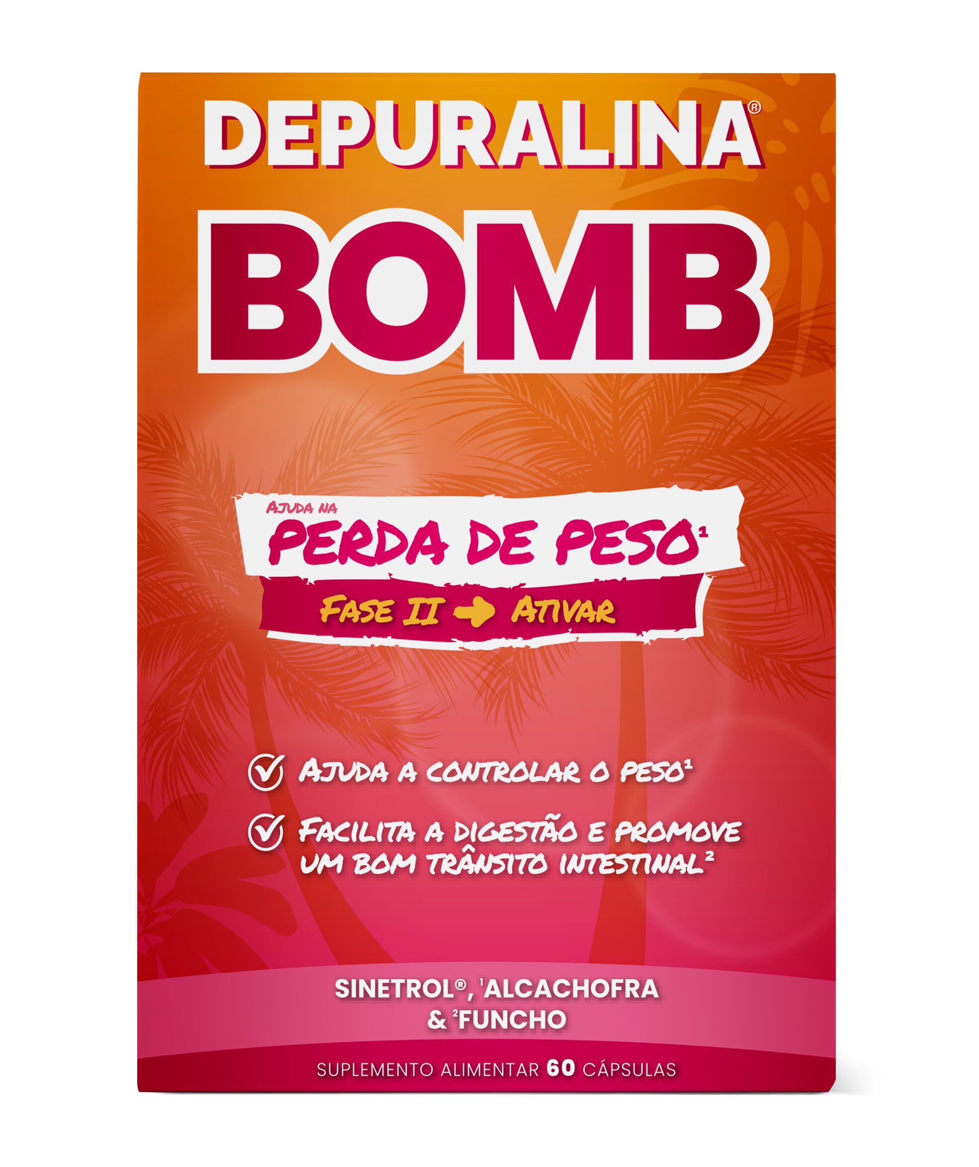 Imagem 0 de Suplemento Alimentar Bomb Effect 60 Cápsulas Depuralina