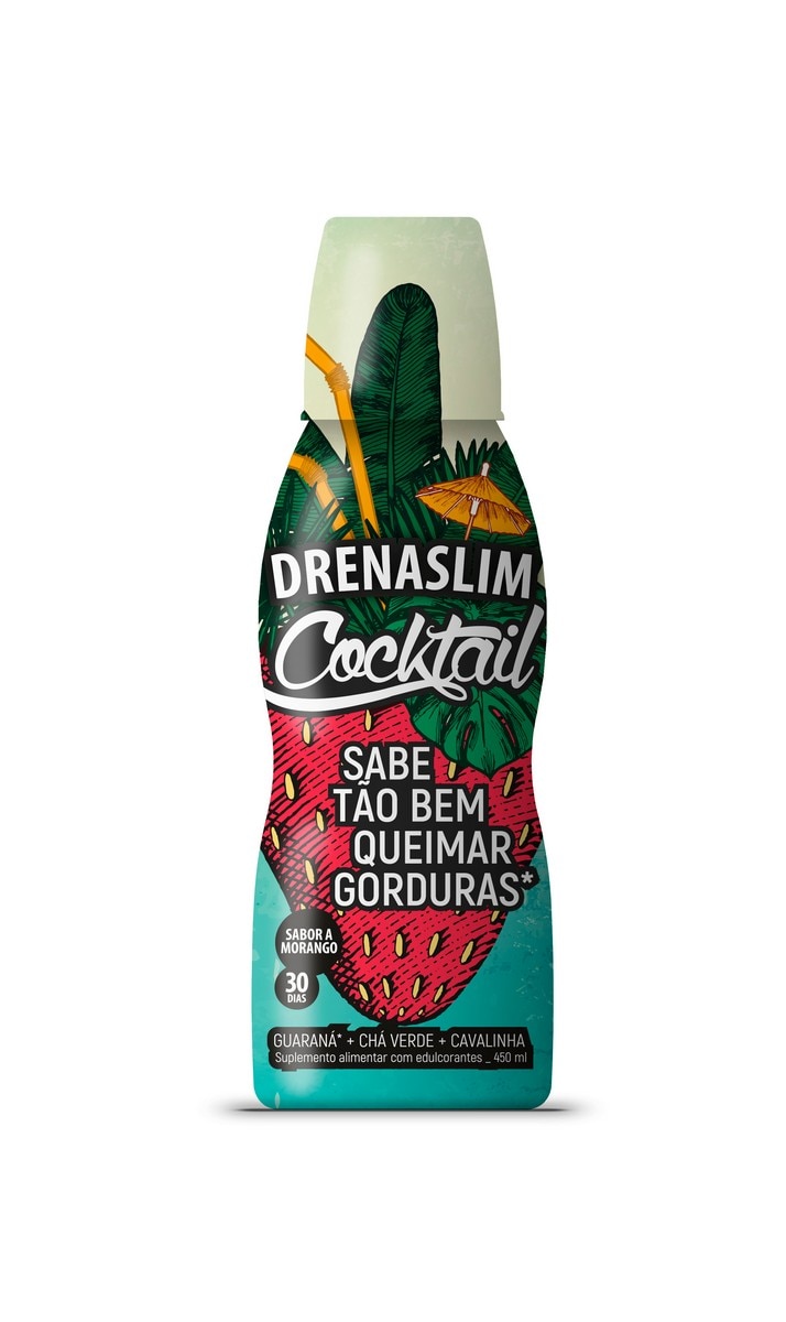 Suplemento Alimentar Cocktail 450ml Drenaslim 1