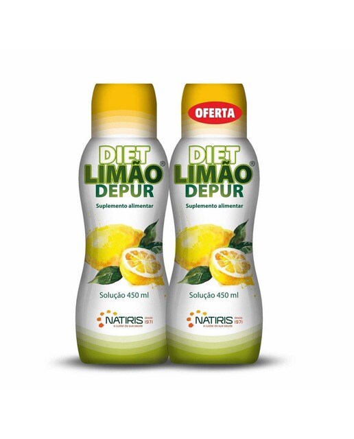 Imagem 0 de Suplemento Alimentar Dietlimão Depur - 2x 450 ml