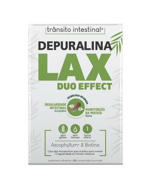 Imagem 0 de Suplemento Alimentar Lax Duo Effect 30 Comp. Depuralina