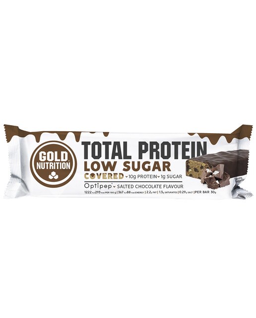 Barra Proteica Low Sugar Covered Salted Chocolate - 30 g 1