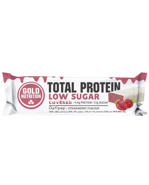 Barra Proteica Low Sugar Covered Strawberry & Chocolate - 30 g 1