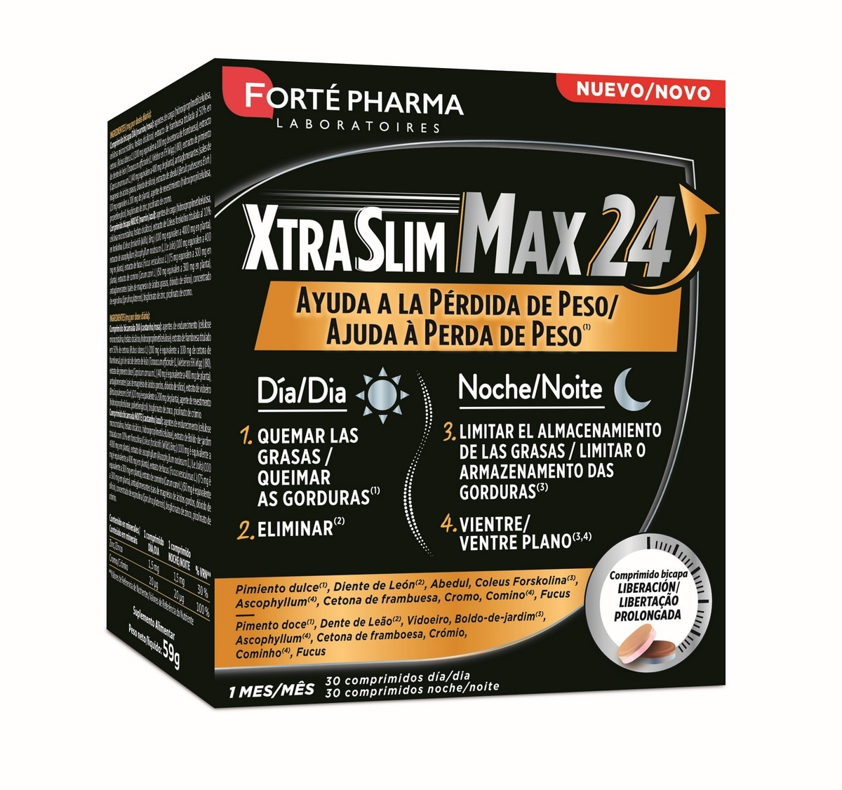 Suplemento Alimentar XtraSlim Max 24 - 60 Cápsulas 1