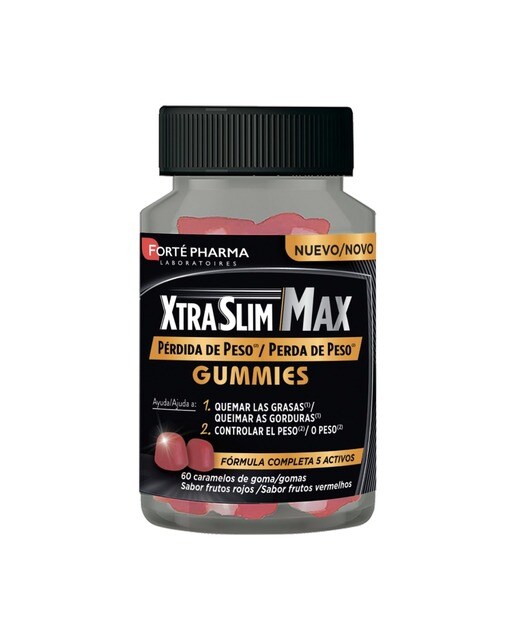 Suplemento Alimentar XtraSlim Max Perda de Peso Gomas - 60 uds 1