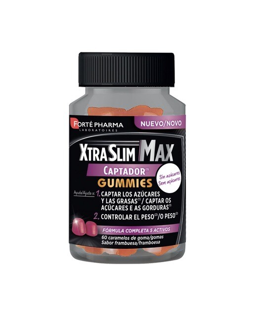 Suplemento Alimentar XtraSlim Max Captador Gomas - 60 uds 1