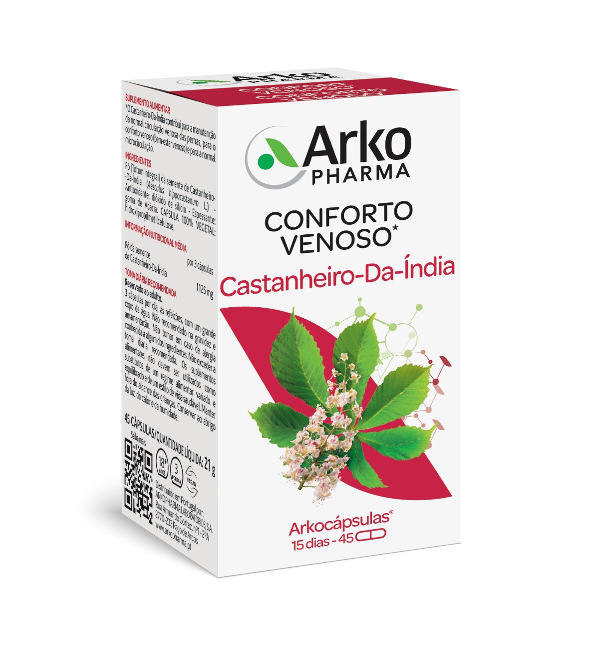 Imagem 0 de Suplemento Alimentar Castanheiro da Índia - 45 cápsulas