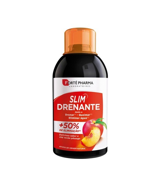 Suplemento Alimentar Slim Drenante Chá Verde/Pêssego - 500 ml 1