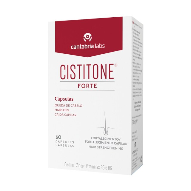 Imagem 0 de Suplemento Alimentar Anti-queda Cistitone Forte 60 Cápsulas Cistitone