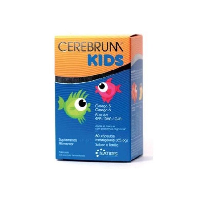 Imagem 0 de Suplemento Alimentar Cerebrum Kids 80 Cápsulas Mastigáveis Natiris Natipharma