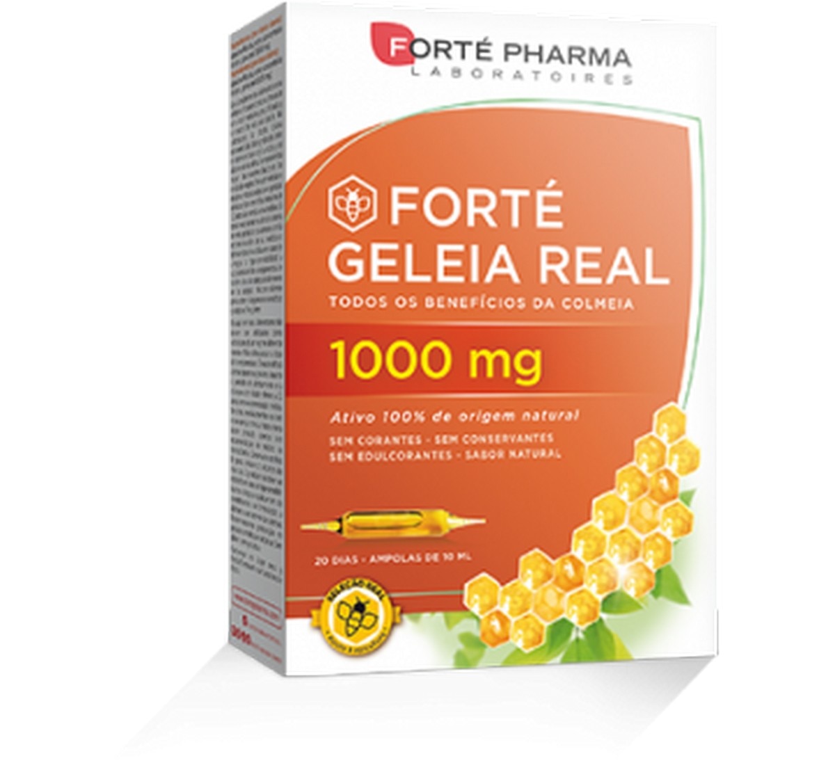 Suplemento Alimentar Geleia Real 1000 20 Ampolas Forté Pharma 1