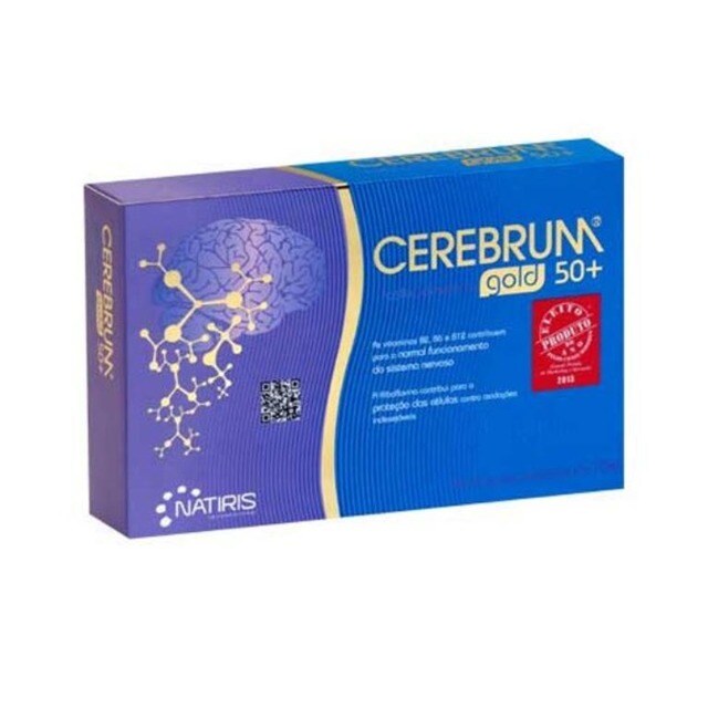 Imagem 0 de Suplemento Alimentar Cerebrum Gold 50+  20 Ampolas Natiris Natipharma