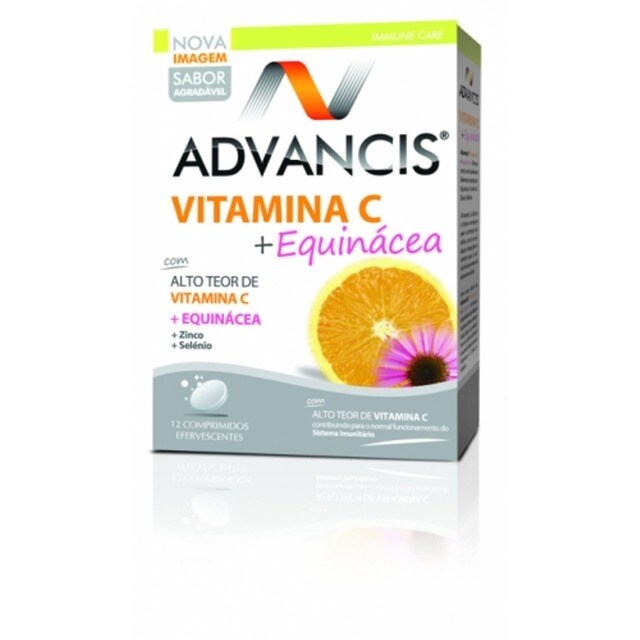 Suplemento Alimentar Vitamina C + Equinácea - 12 Comp. Efervescentes 1
