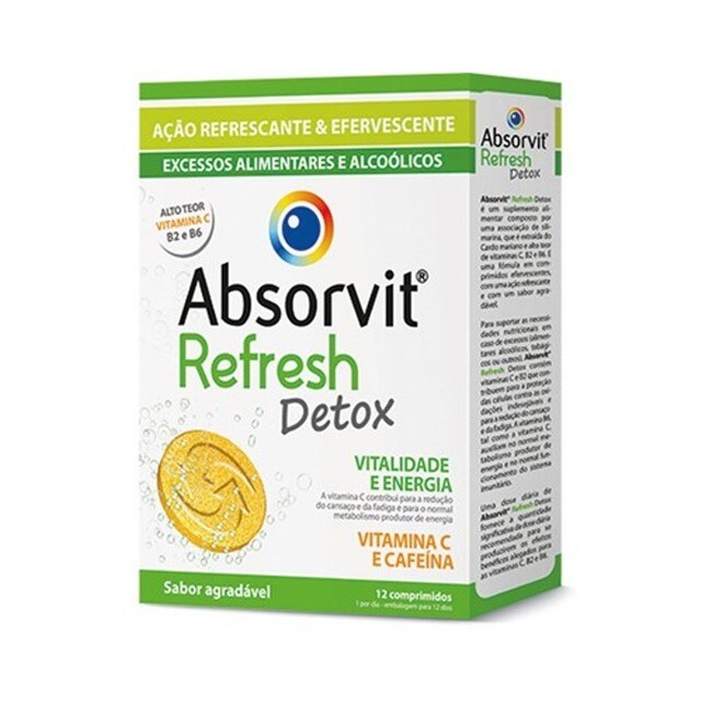 Imagem 0 de Suplemento Alimentar Refresh Detox - 12 Comp. Efervescente