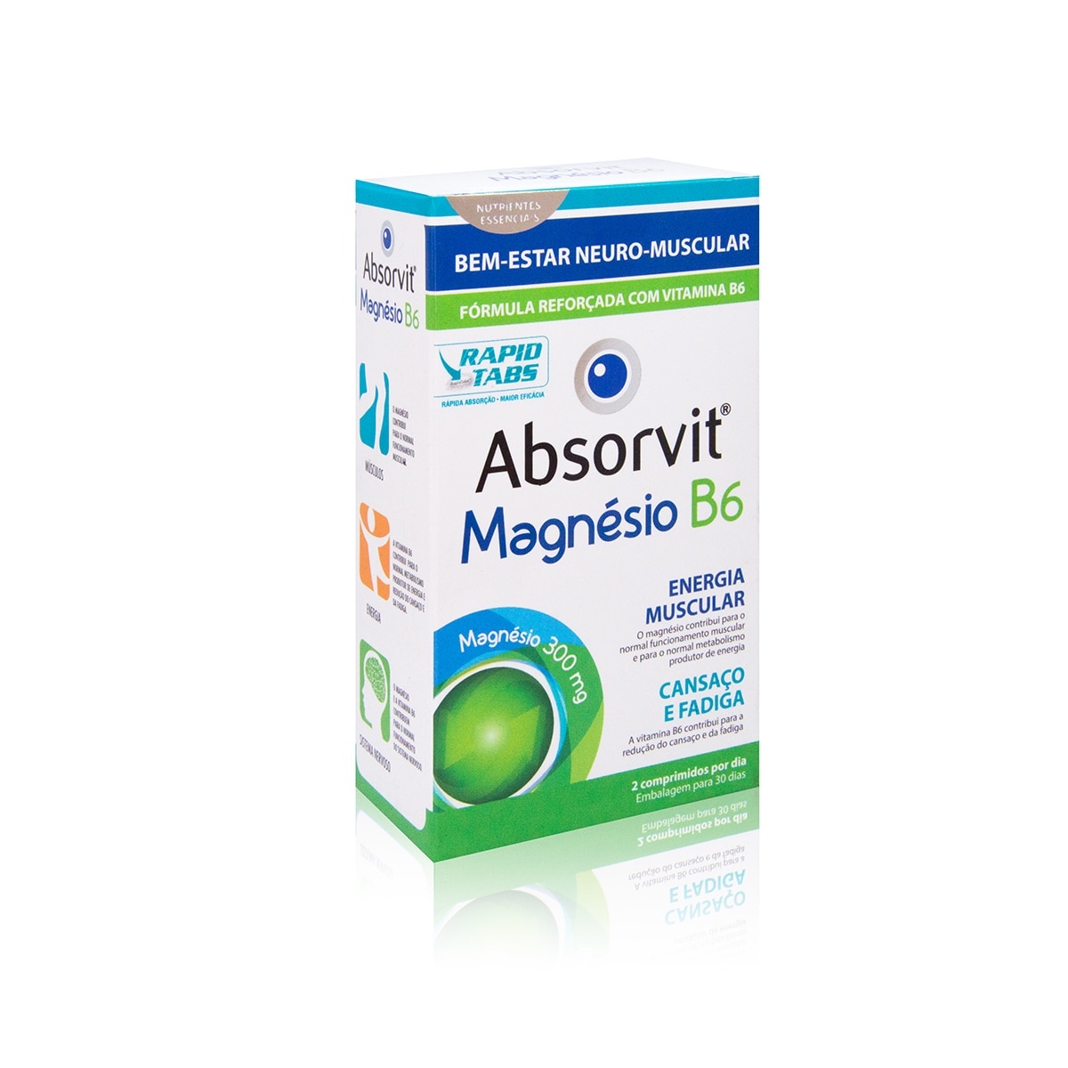 Suplemento Alimentar Magnésio + B6 - 60 Comp 1