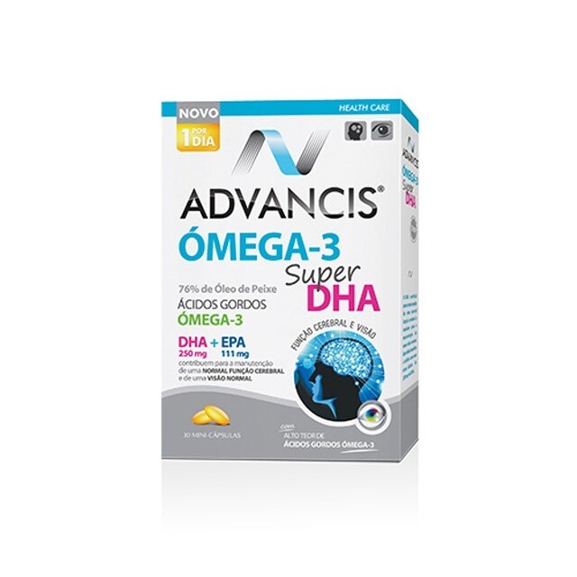 Suplemento Alimentar Ómega-3 Super DHA - 30 Cápsulas 1