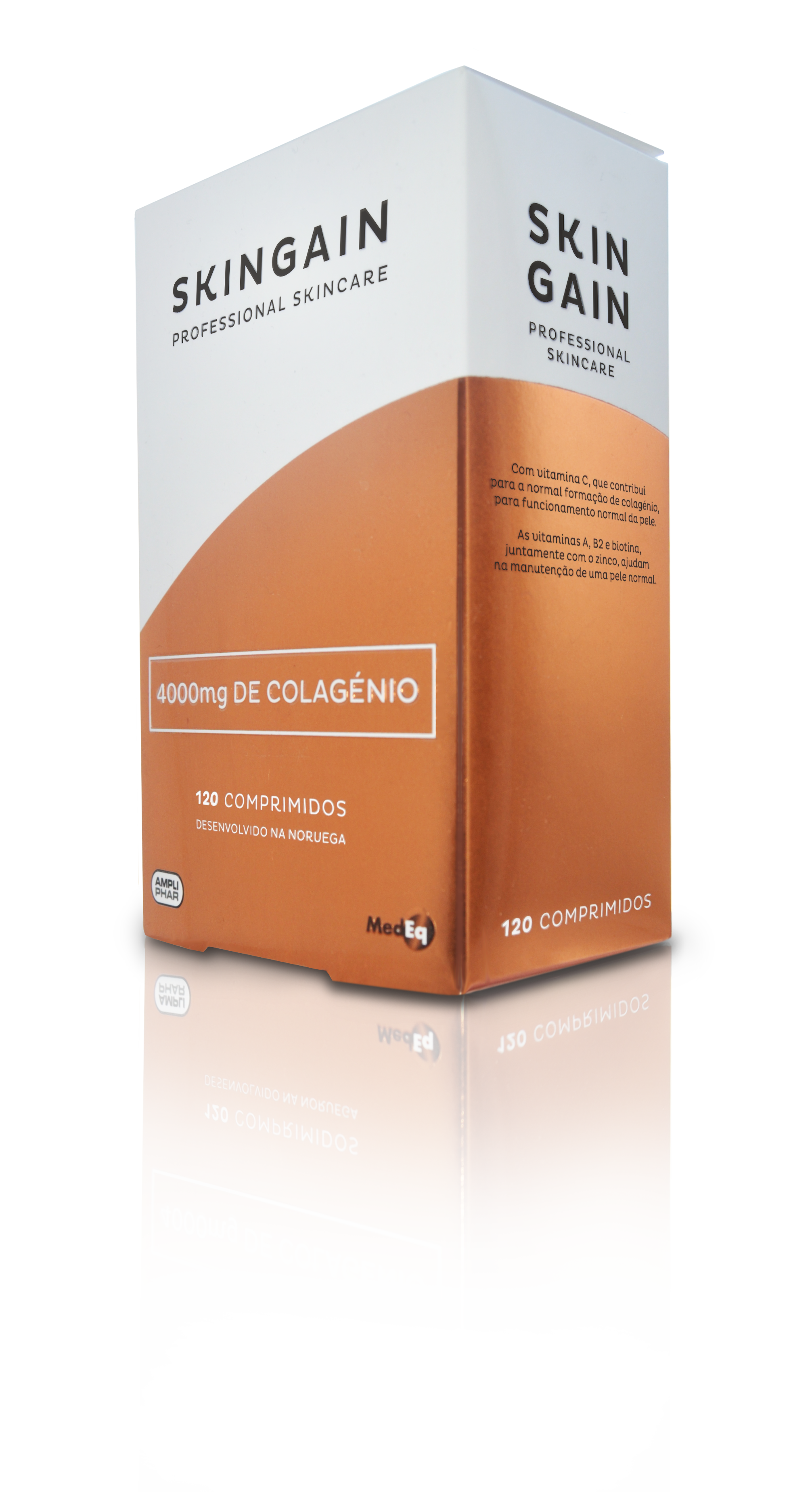 Imagem 0 de Suplemento Alimentar de Colagénio Skingain  120 comp