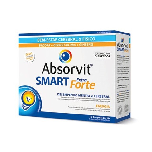 Suplemento Alimentar Ampolas Smart Extra Forte - 30x10 ml 1