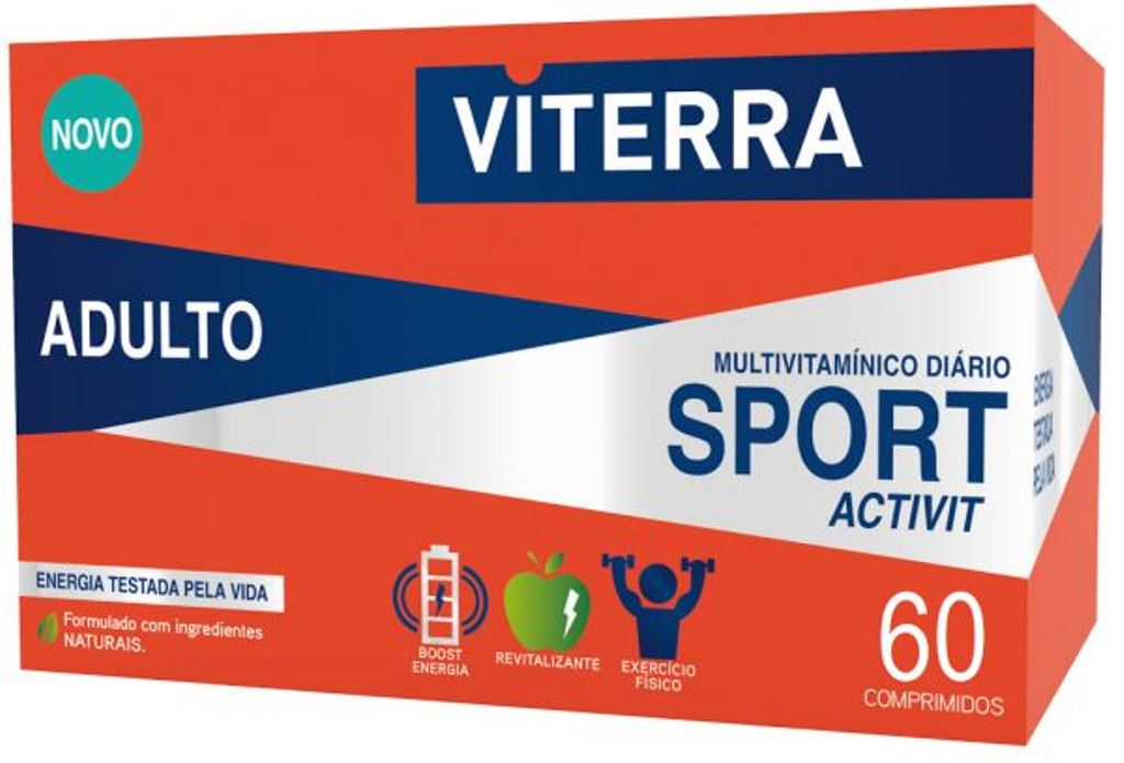 Imagem 0 de Suplemento Alimentar Multivitamínico Sport Activit Adulto 60  Comp. Viterra