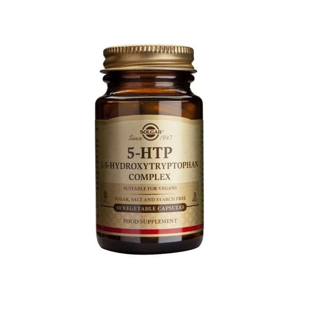 Suplemento Alimentar 5-Hidroxitriptófano 5-HTP 30 Cápsulas Solgar 1