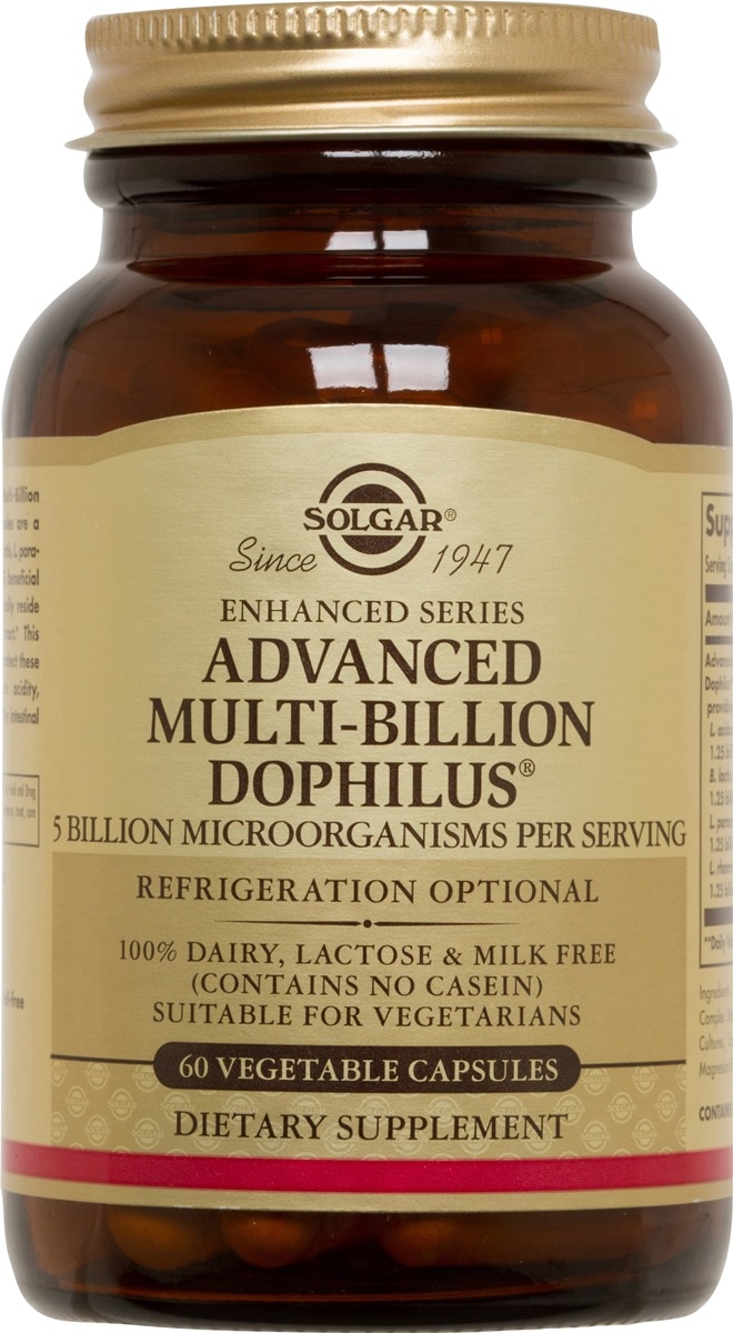 Imagem 0 de Suplemento Alimentar Advanced multi-billion dophilus 60 Cápsulas Solgar