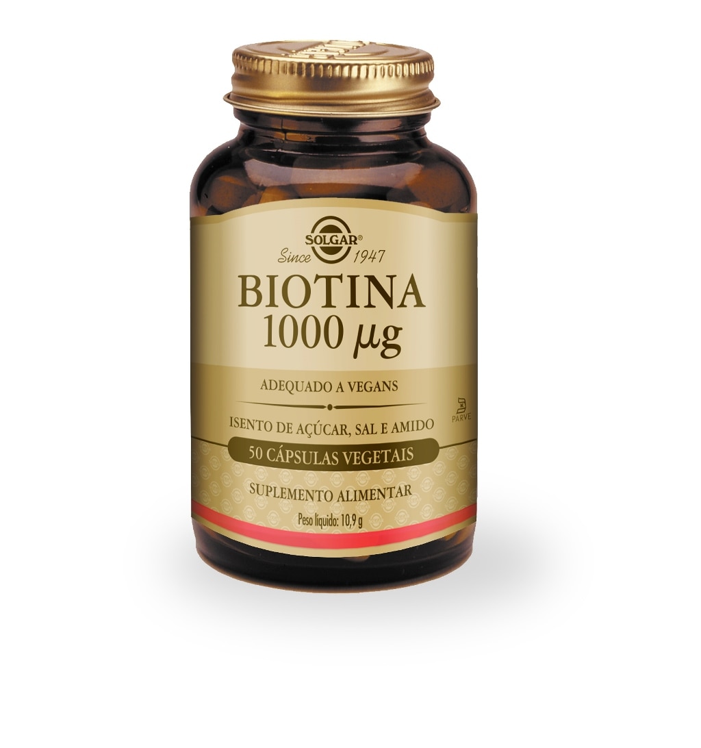 Imagem 0 de Suplemento Alimentar Biotina 50 Cápsulas Solgar