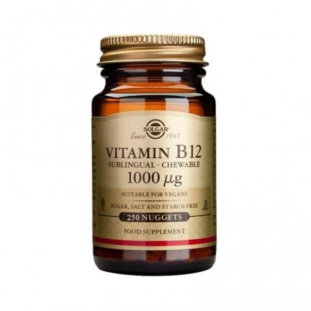 Imagem 0 de Suplemento Alimentar Vitamina B12 1000mg 250 Comp. Solgar