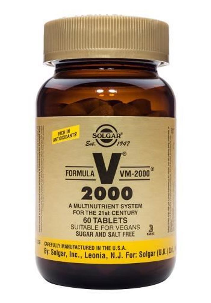 Suplemento Alimentar Fórmula VM-2000 60 Cápsulas Solgar 1