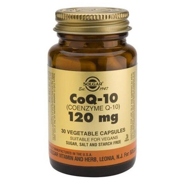 Suplemento Alimentar Coenzima Q-10 120 mg 30 Cápsulas Solgar 1