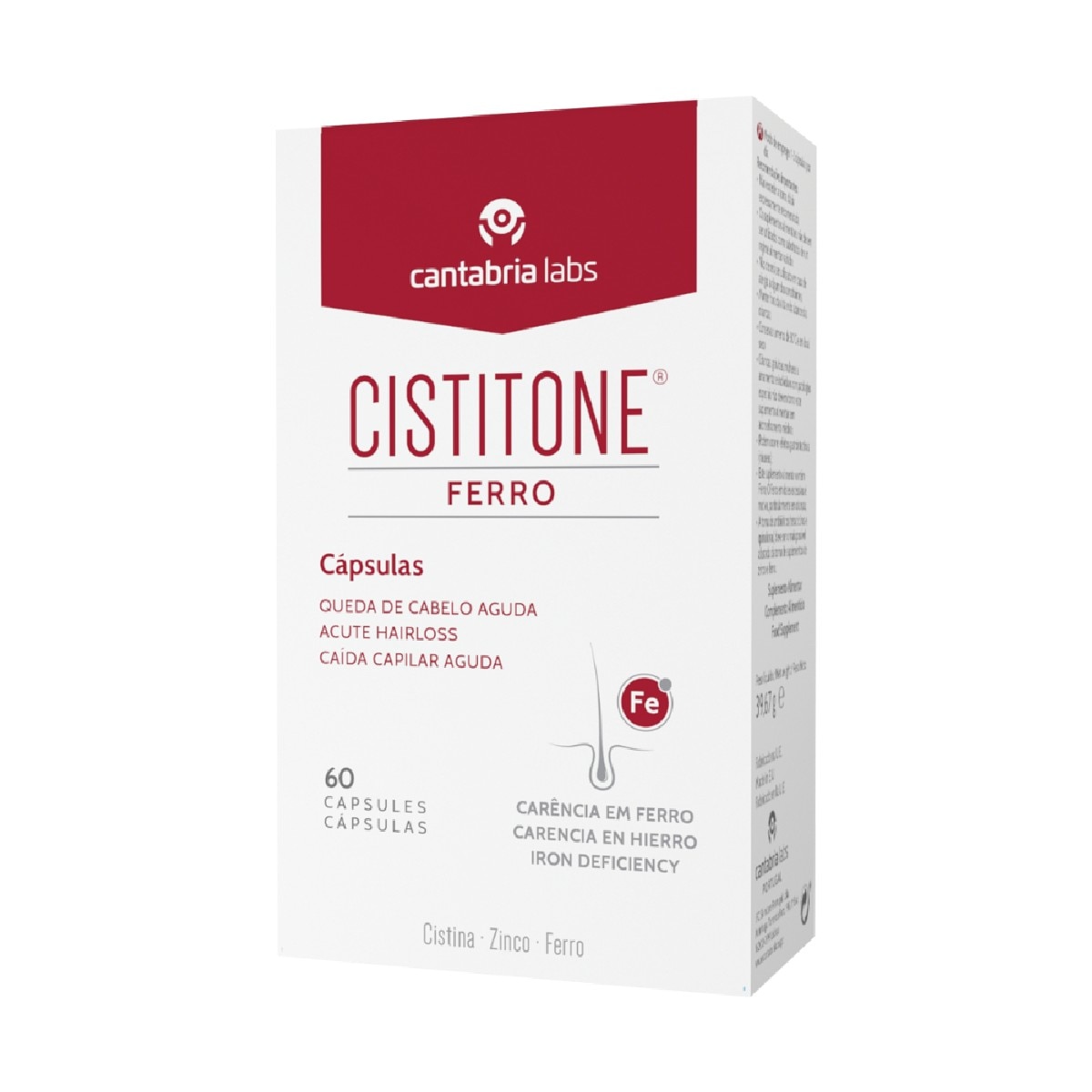 Imagem 0 de Ferro 60 Cápsulas Cistitone