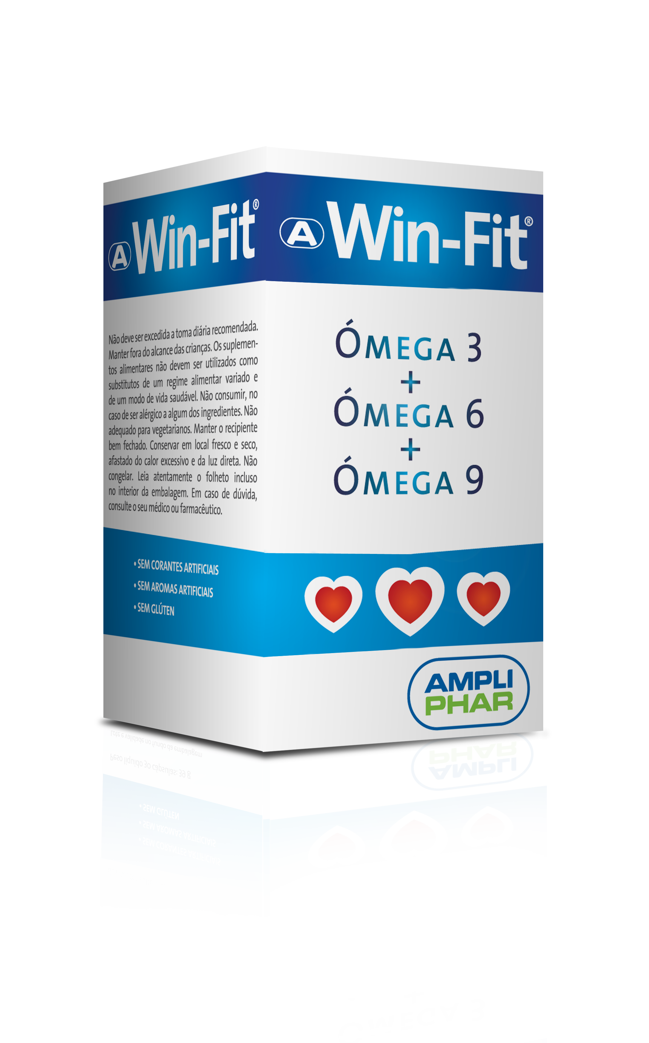 Suplemento alimentar Ómega 3 + Ómega 6 + Ómega 9 Win-Fit - 30 comprimidos 1