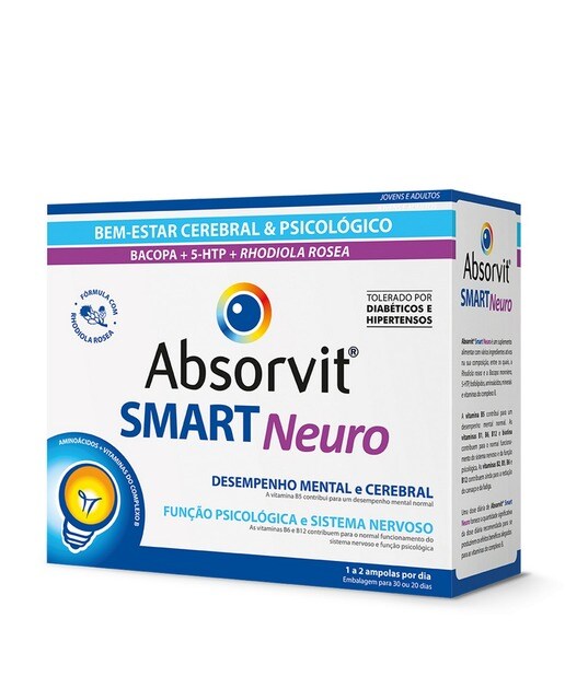Suplemento Alimentar Ampolas Smart Neuro - 30x10 ml 1
