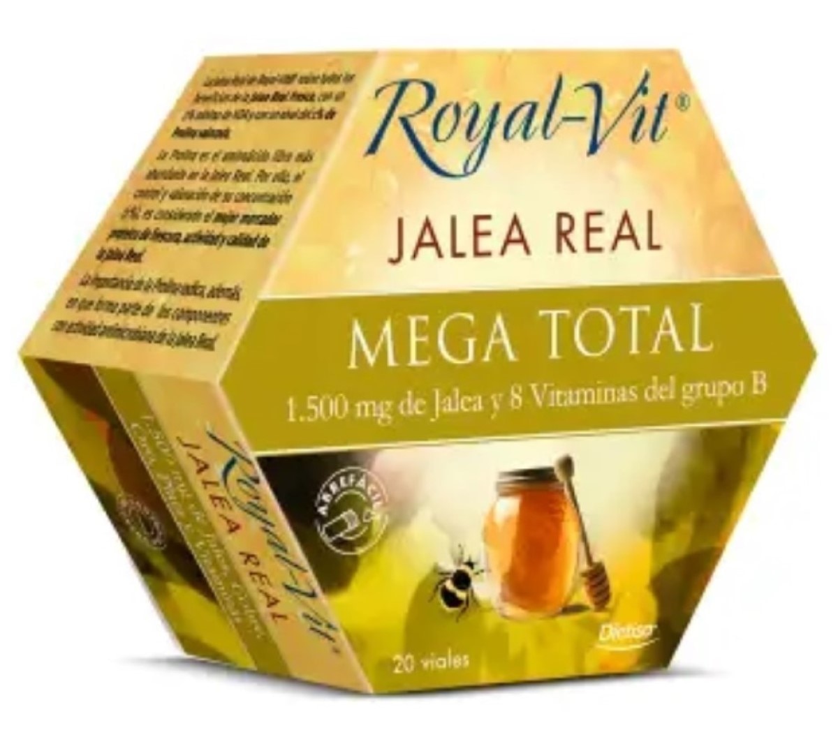 Geleia Real Royal-Vit Mega Total - 20 ampolas x 10 ml 1