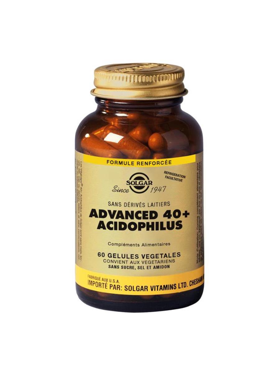 Suplemento Alimentar Advanced 40+ Acidophilus 60 Cápsulas Solgar 1