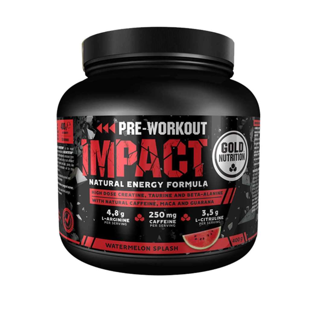 Imagem 0 de Suplemento Alimentar Pre Workout Impact Melancia 400g GoldNutrition
