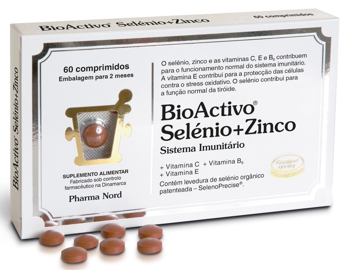 Imagem 0 de Suplemento Alimentar BioActivo Selénio+Zinco - 60 omp.