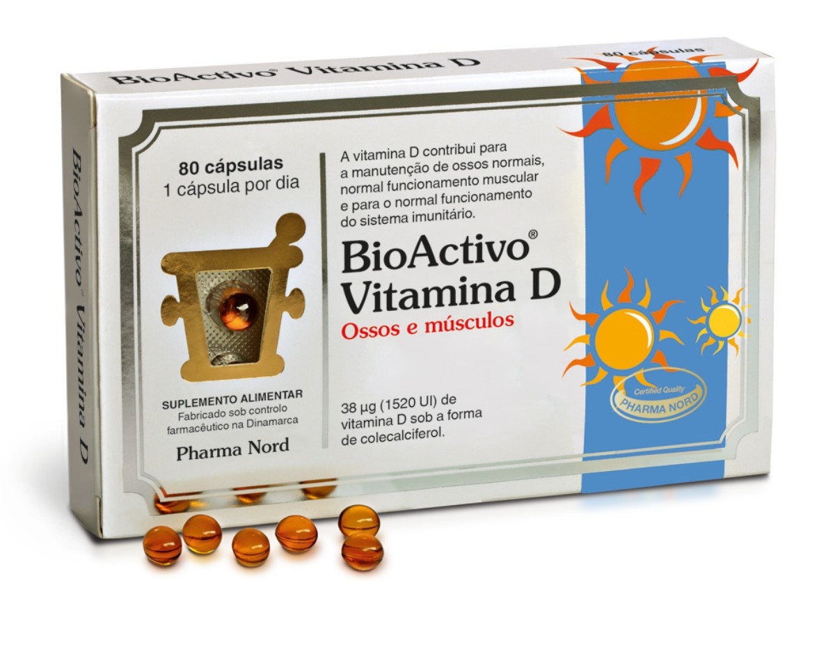 Suplemento Alimentar BioActivo Vitamina D - 80 cápsulas 1