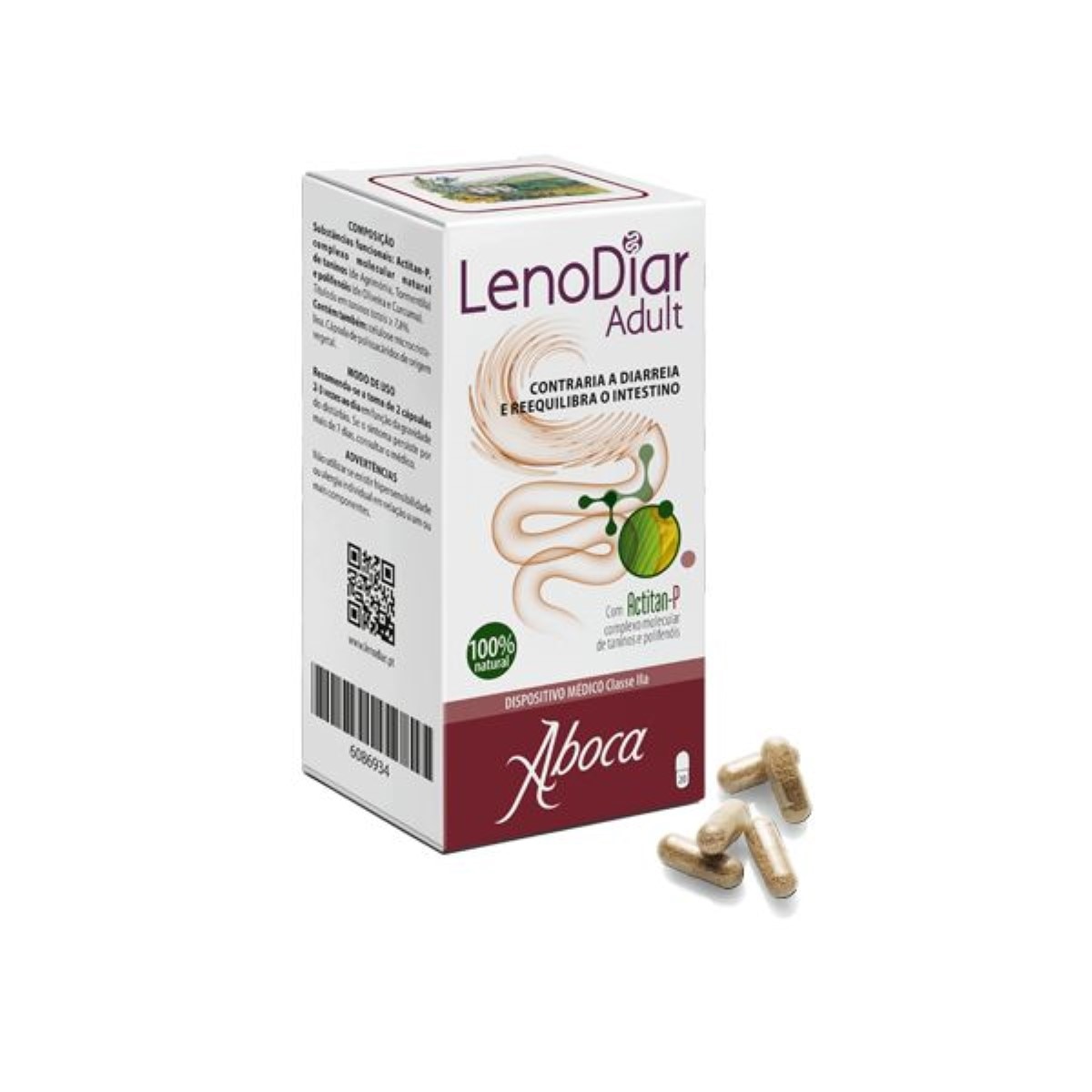 Suplemento Alimentar LenoDiar Adult0 - 20 Cápsulas 1