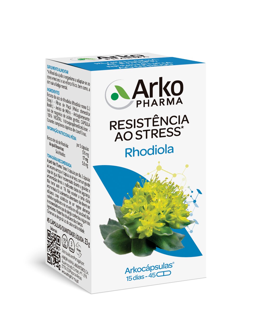 Suplemento Alimentar Rhodiola - 45 cápsulas 1