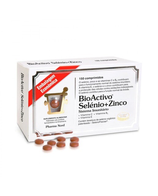 Suplemento Alimentar BioActivo Selénio+Zinco - 150 comp 1