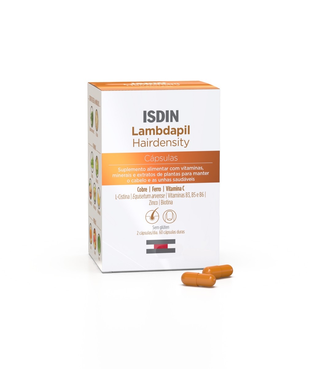 Suplemento Alimentar Lambdapil Hairdensity - 60 cápsulas 1