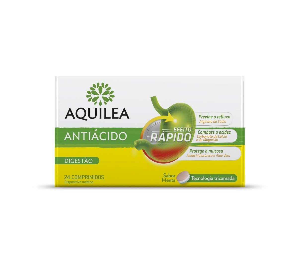 Suplemento Alimentar Antiácido Menta - 24 comp 1