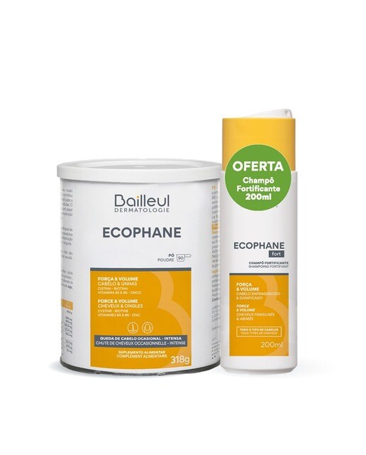 Imagem 0 de Kit Suplemento Alimentar Antiqueda em Pó + Champô - 90 doses + 200 ml