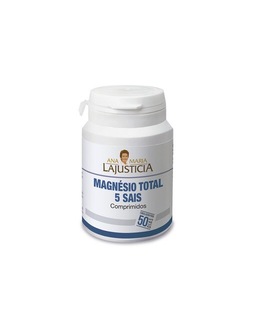Imagem 0 de Suplemento Alimentar Magnésio Total 5 Sais 100Comp. Ana Mª LaJusticia