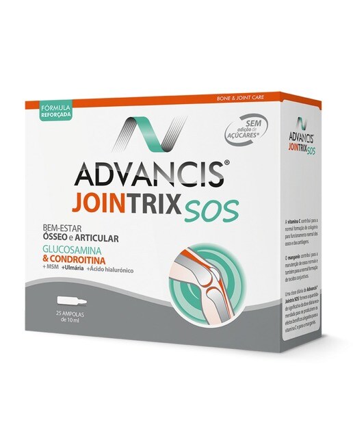 Suplemento Alimentar Ampolas Jointrix SOS - 25x10 ml 1