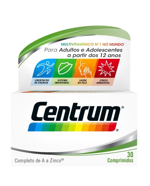 Suplemento Alimentar Centrum Multivitamínico 30 Cápsulas Centrum 1