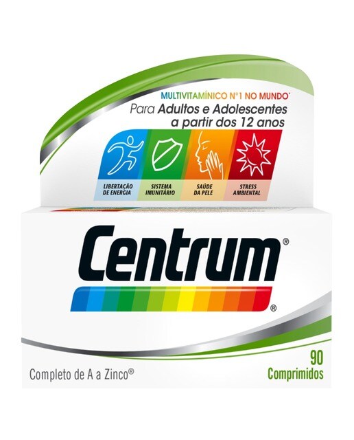 Suplemento Alimentar Centrum Multivitamínico 90 Cápsulas Centrum 1