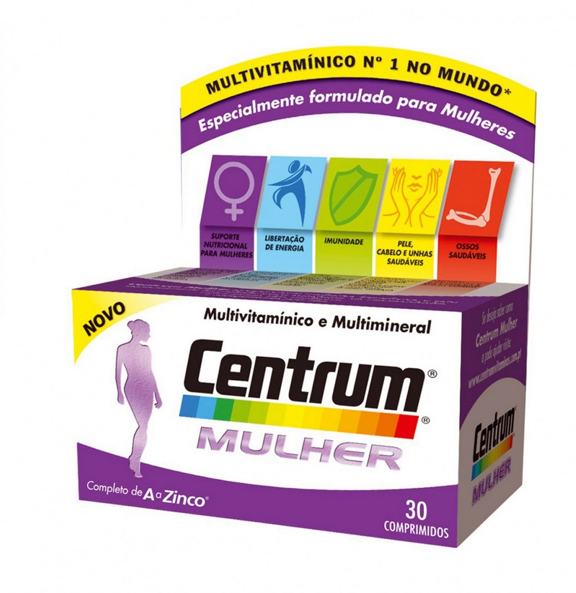 Imagem 0 de Suplemento Alimentar Centrum Mulher - 30 Cápsulas
