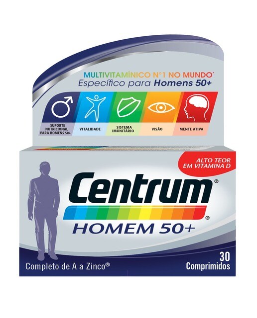 Suplemento Alimentar Centrum Homem 50+ 30 Cápsulas Centrum 1